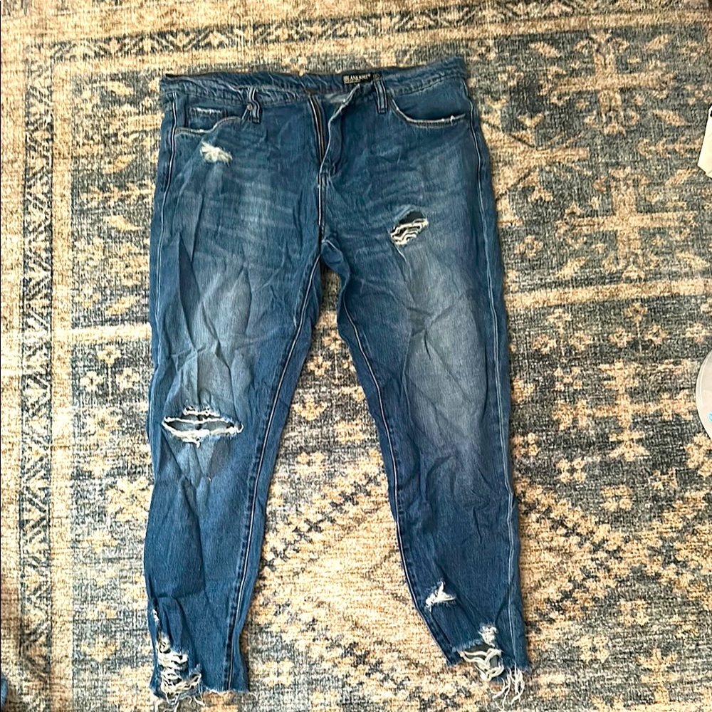 Blue Distressed Jeans